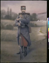 Infantryman of the 151st Infantry Regiment, 1915